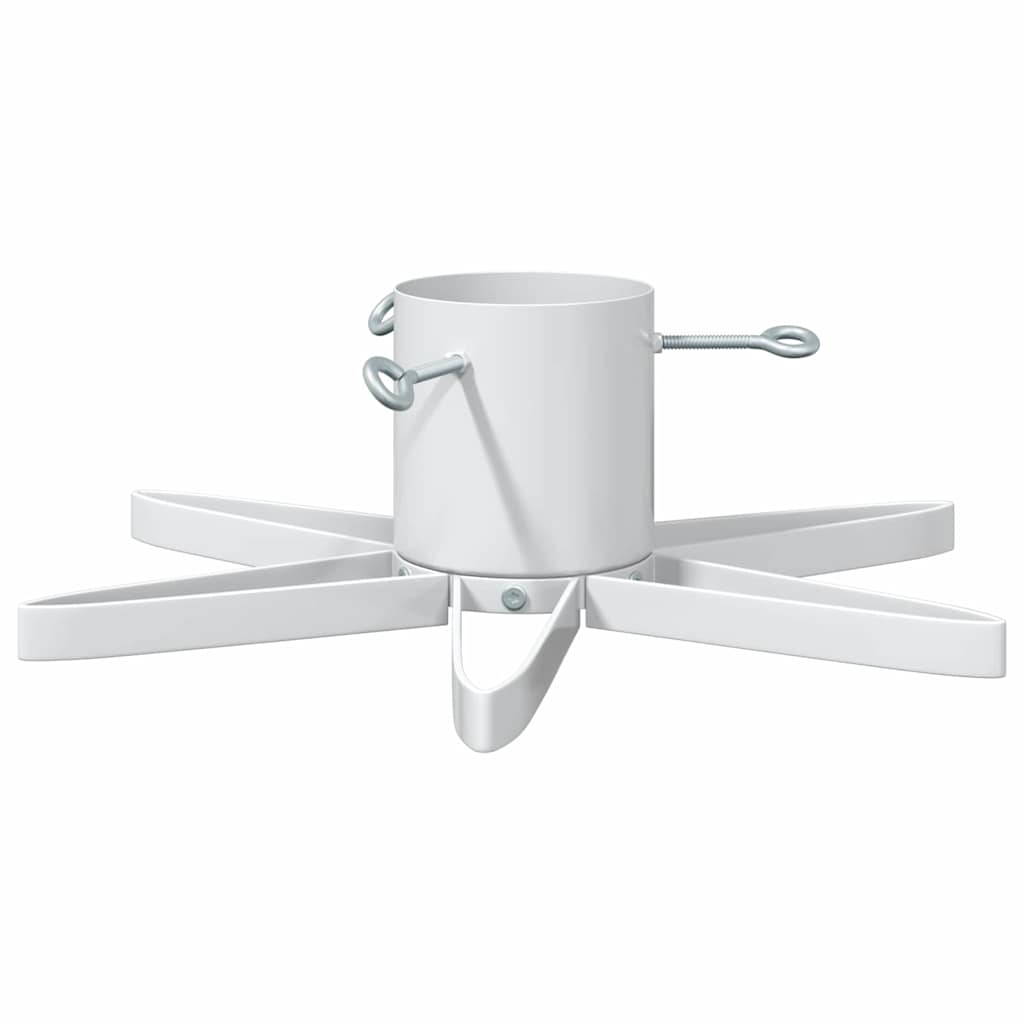 Christmas Tree Stand 1.73 White 49 x 49 x 15.5 cm Steel